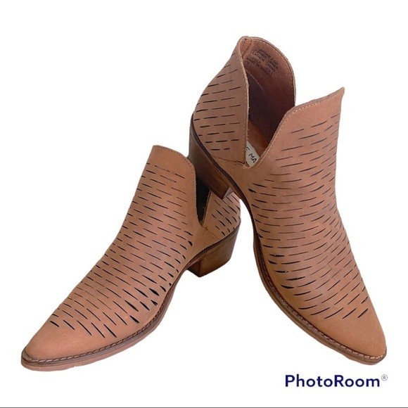 Steve Madden Leather Arowe Western Ankle Booties 7.5 - Picture 2 of 10